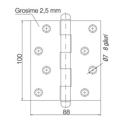 Balama usa aplicata 100/88 AZ, rezistenta si practica