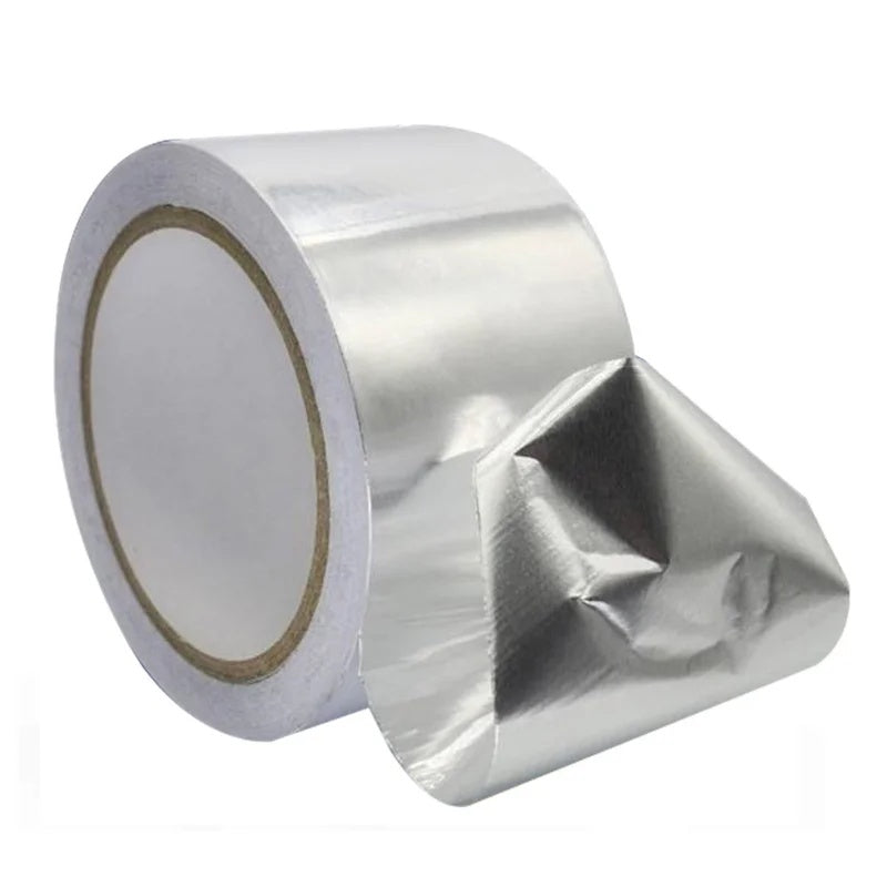 Banda de etansare din folie de aluminiu ingrosata, pentru lipirea izolatiei de reparatii metalice