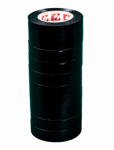 Banda de izolat PVC 16mm x 20m, set 10 role, culoare neagra