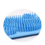 Banda pentru igiena corporala FOXMAG24, 2in1, masaj si exfoliere, silicon, albastru
