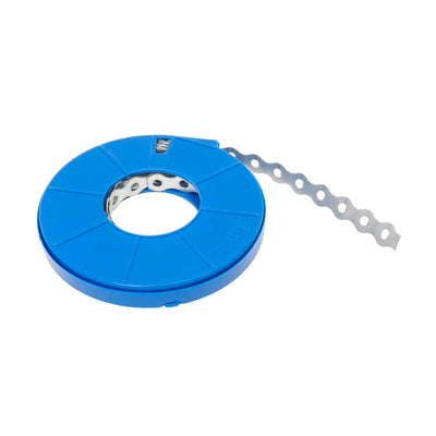 Banda perforata metalica zincata 17x0.8x10m pentru montaj interior