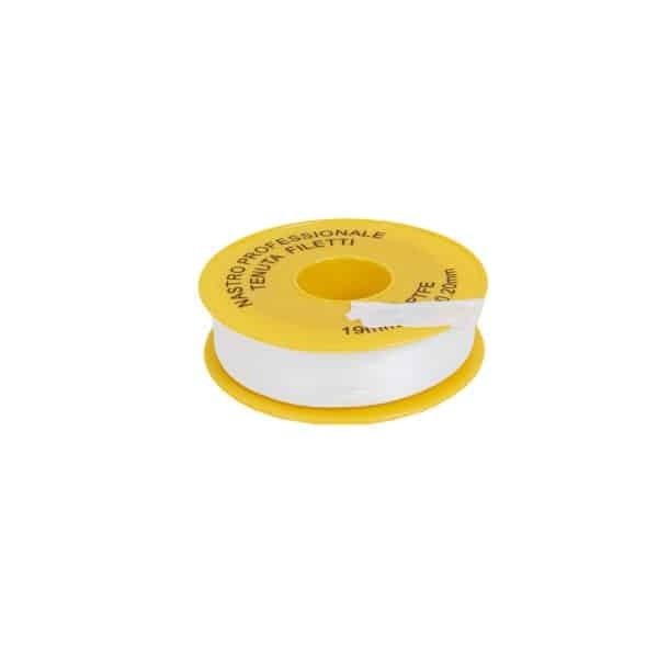 Banda teflon 0.1mm grosime, 12mm latime, 10m lungime pentru etansare filete