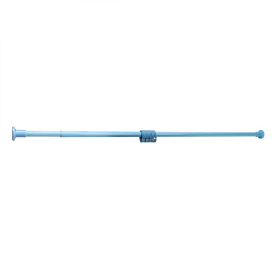 Bara extensibila pentru perdea de dus, 2m, albastru, PVC texturat
