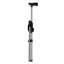 Baston de sprijin cu scaunel pliabil, din metal, plastic si textil, cu 3 picioare, multifunctional, baza antialunecare, sezut confortabil, negru
