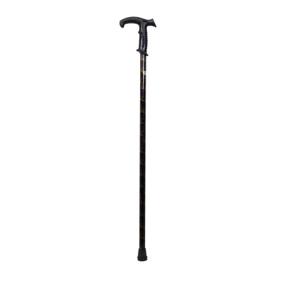 Baston din lemn cu maner din plastic, inaltime 89 cm, sustinere sigura