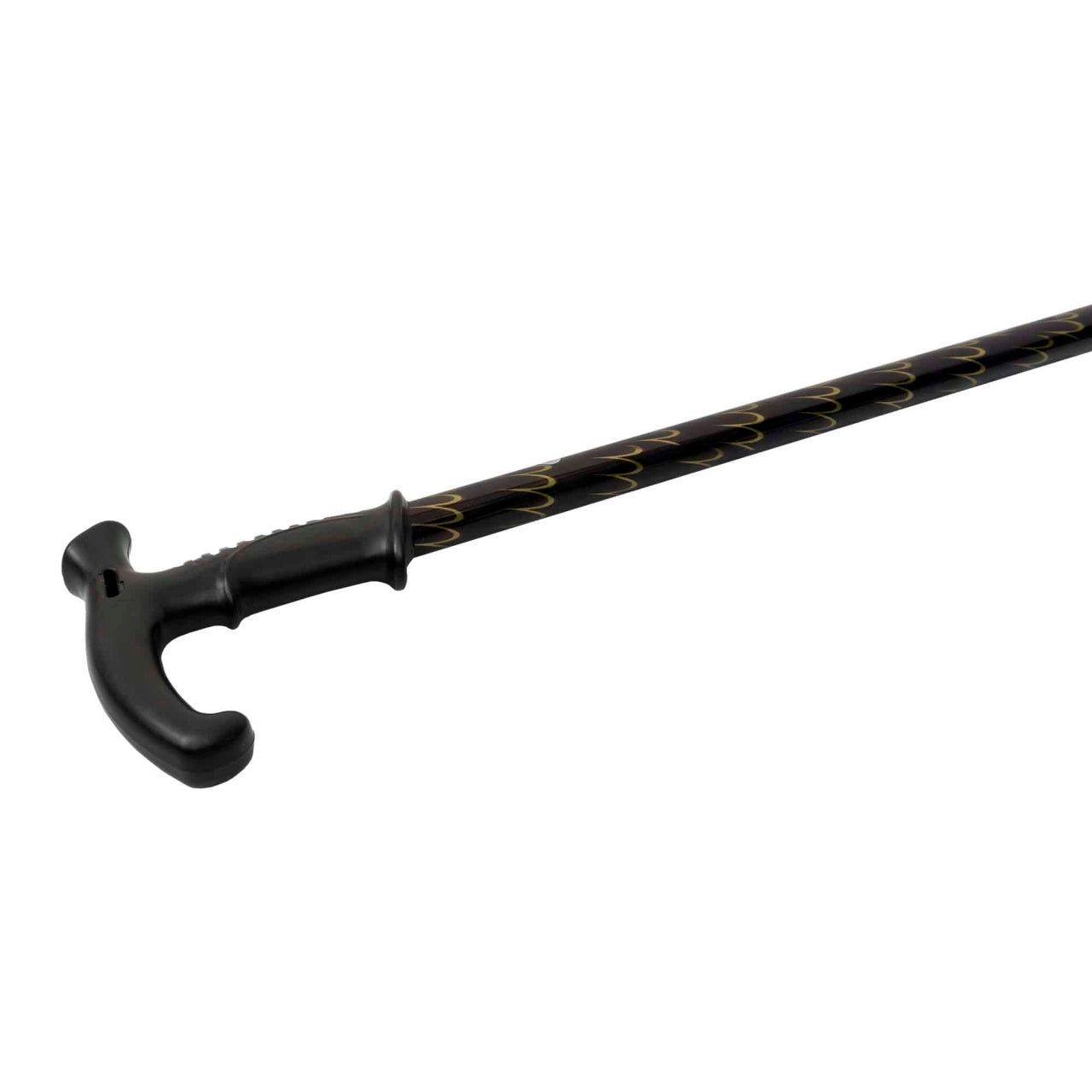 Baston din lemn cu maner din plastic, inaltime 89 cm, sustinere sigura