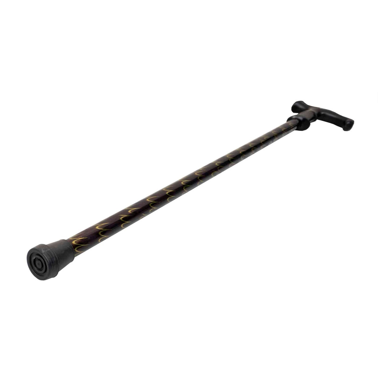 Baston din lemn cu maner din plastic, inaltime 89 cm, sustinere sigura