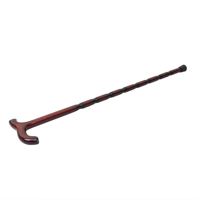 Baston din lemn cu model, inaltime 89 cm, pentru sustinere si stil