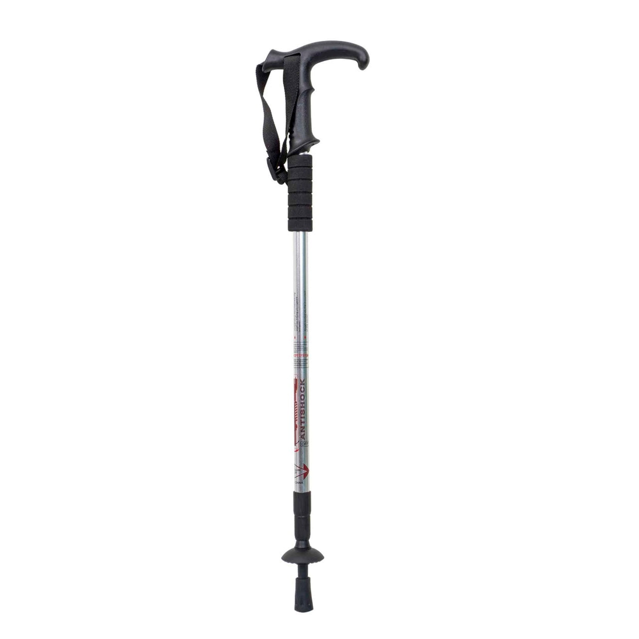 Baston metalic telescopic, reglabil intre 67 si 135 cm pentru sustinere si drumetii