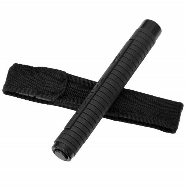 Baston Premium autoaparare telescopic FOXMAG24®, 50 cm din 3 segmente, solid, negru