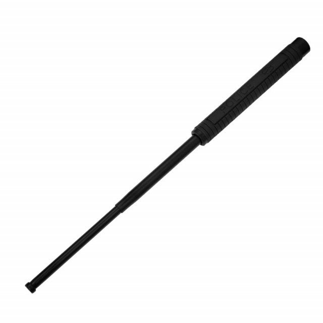 Baston Premium autoaparare telescopic FOXMAG24®, 50 cm din 3 segmente, solid, negru
