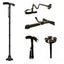 Baston telescopic de sprijin pliabil cu lanterna si pivoti stabilizatori, FOXMAG24®