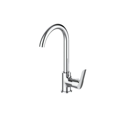 Baterie de chiuveta din inox, culoare argintiu