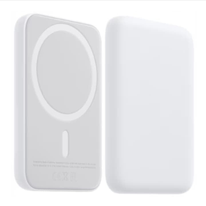 Baterie externa, BeSmart, 5000mAh 15W, compatibil cu iPhone, alb