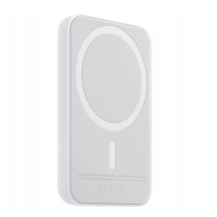 Baterie externa, BeSmart, 5000mAh 15W, compatibil cu iPhone, alb