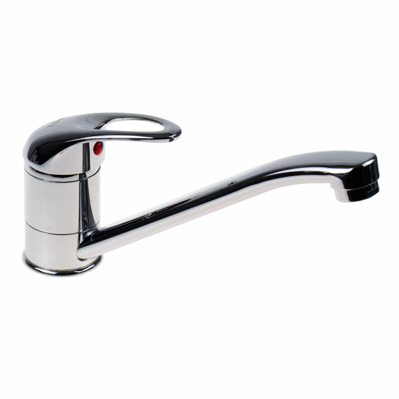 Baterie inox bucatarie cu pipa lunga 25 cm si cartus ceramic 40mm