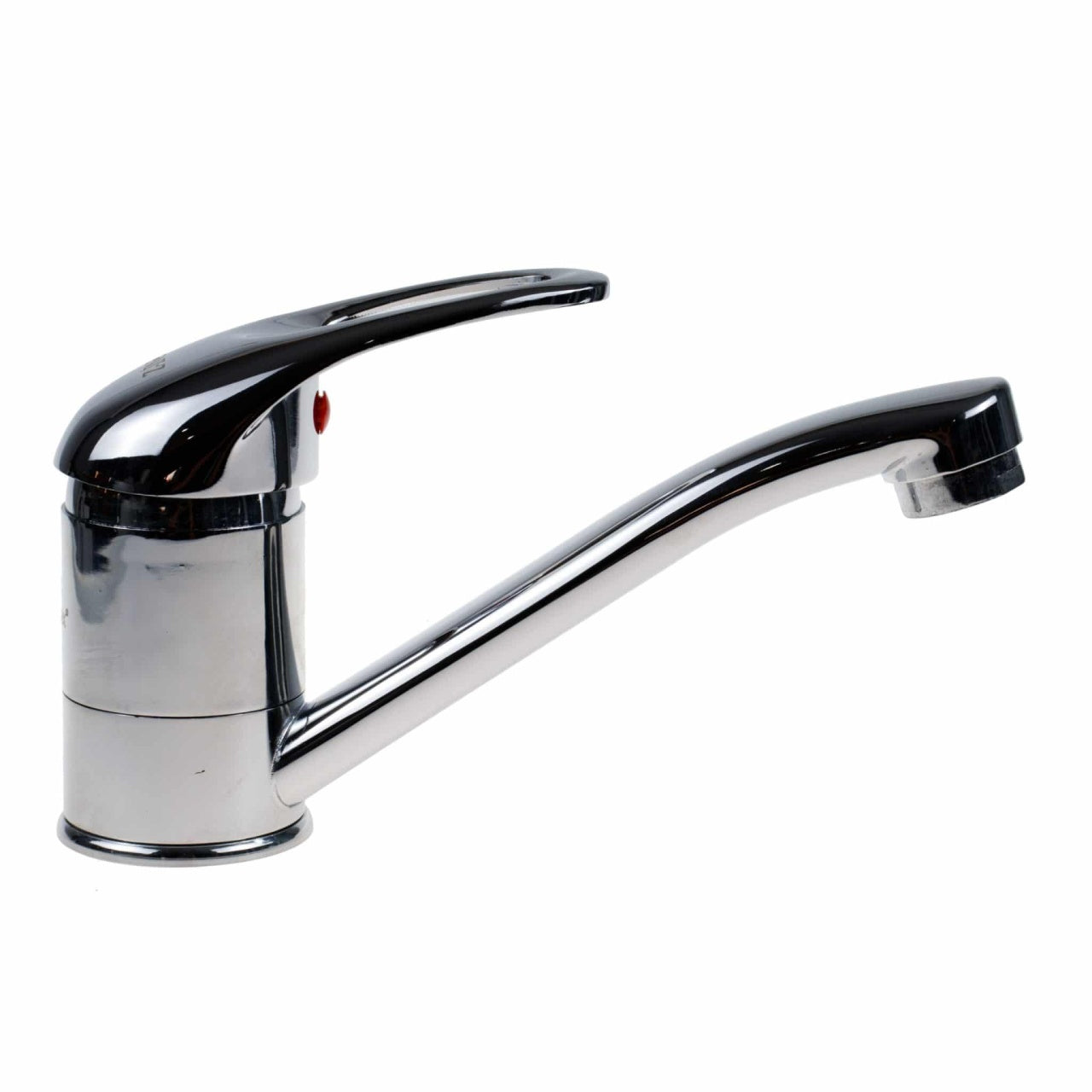 Baterie inox bucatarie cu pipa medie 15 cm si cartus ceramic 40mm