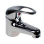 Baterie lavoar baie inox monocomanda cu ventil si cartus ceramic 40 mm