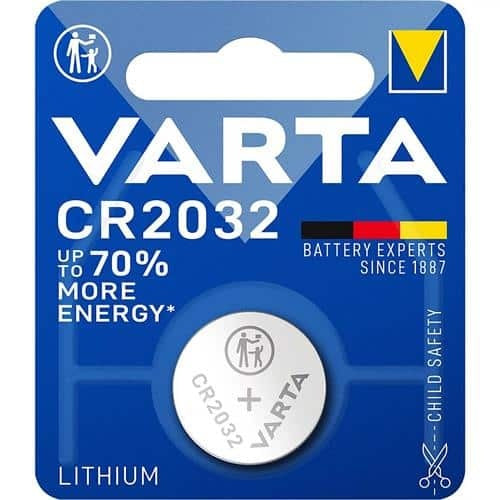 Baterie litiu CR2032, 3V, format pastila, argintie, performanta constanta