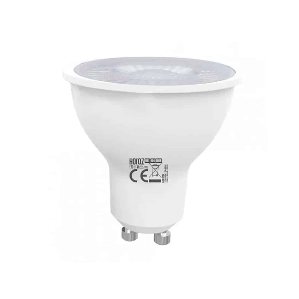 Bec LED cu lupa 10W 4200K 800lm GU10, lumina naturala, durata lunga