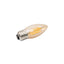 Bec LED E27 4W model C35, lumina calda, 220V, eficienta A+