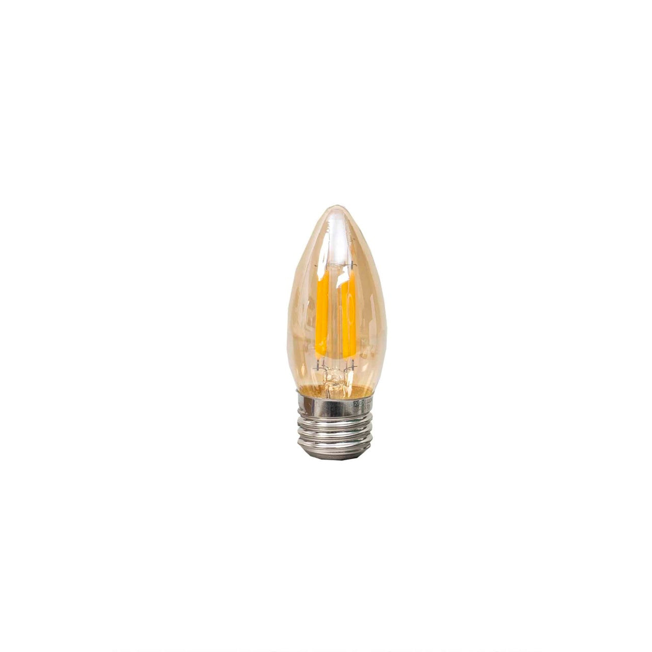 Bec LED E27 4W model C35, lumina calda, 220V, eficienta A+