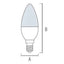 Bec LED lumanare 10W 6400K E14 1000lm lumina naturala