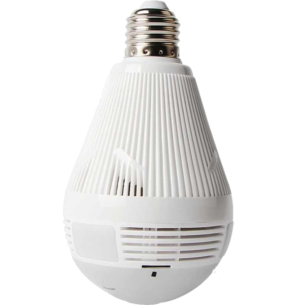 Bec STAR Led Inteligent cu Camera de Supraveghere HD 360, E27, CAM-005B,Alb