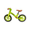 Bicicleta fara pedale pentru copii, roti cauciuc 12 inch, scaun reglabil, verde