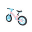 Bicicleta fara pedale pentru copii, roti cauciuc 12 inch, scaun reglabil, albastru si roz