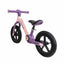 Bicicleta fara pedale pliabila pentru copii, roti cauciuc 12 inch, scaun reglabil roz-lila