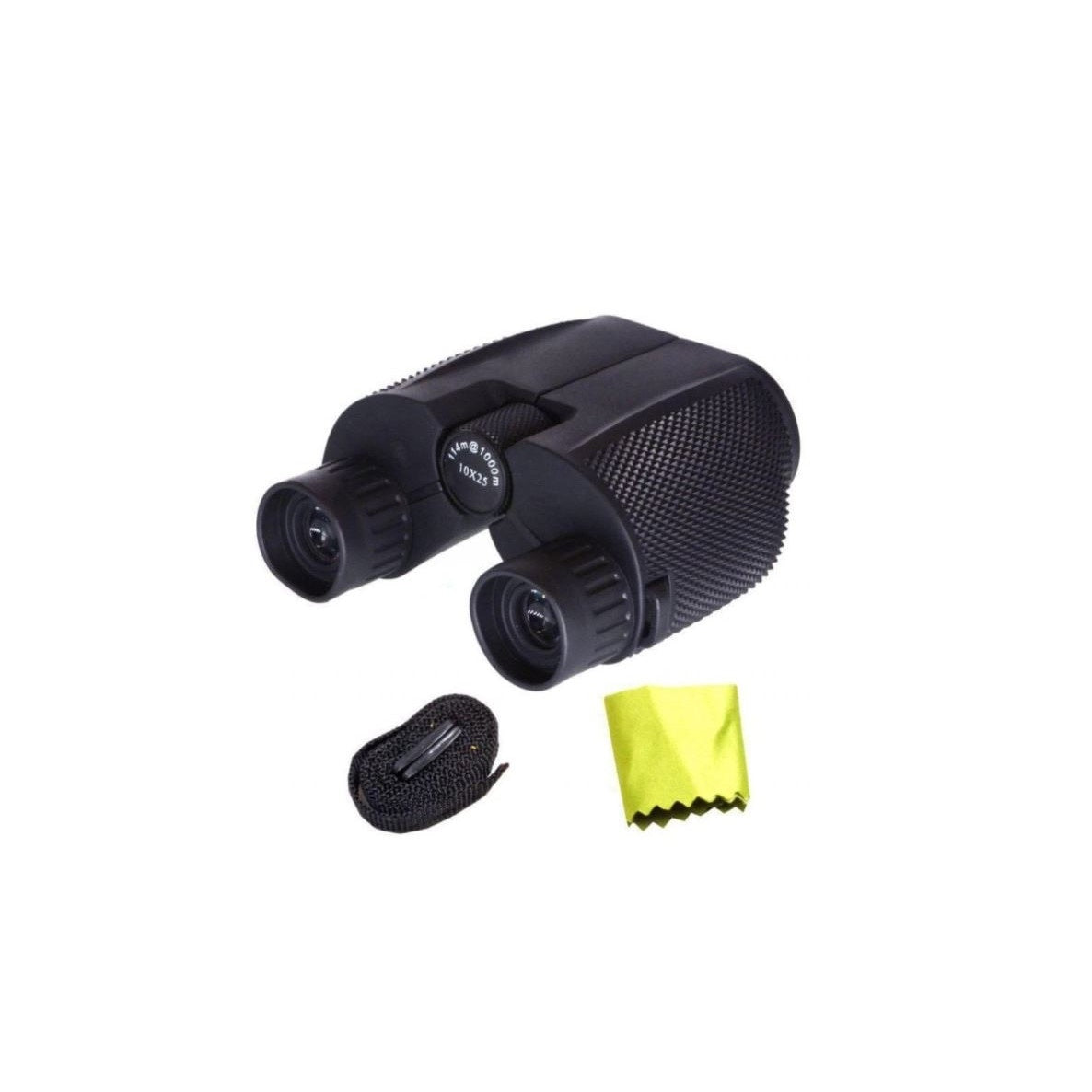 Binoclu compact Comet 10x25, husa cu snur, laveta