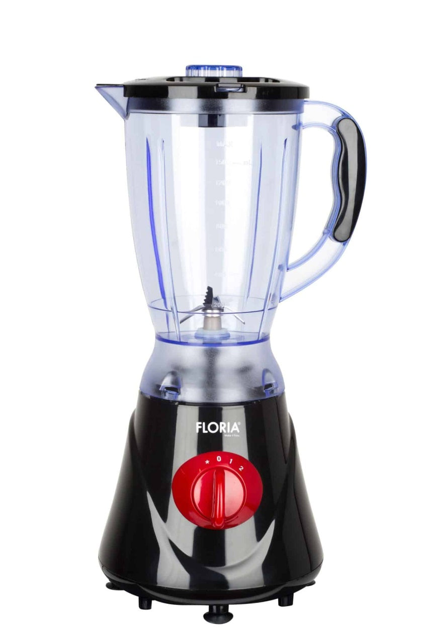 Blender 2 in 1 cu rasnita, 2 viteze + pulse, 1.6L, 300W, negru