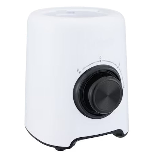 Blender electric, capacitate 1,5l, cu 2 trepte de viteza, putere 500W, lame din inox, cu functie de zdrobire gheata, alb