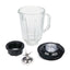 Blender multifunctional, putere 1200W, cu functia de rasnit cafea, 2 recipiente, capacitate 1.5L, 500 ml, 3kg, din metal si plastic, negru