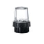 Blender multifunctional, putere 1200W, cu functia de rasnit cafea, 2 recipiente, capacitate 1.5L, 500 ml, 3kg, din metal si plastic, negru