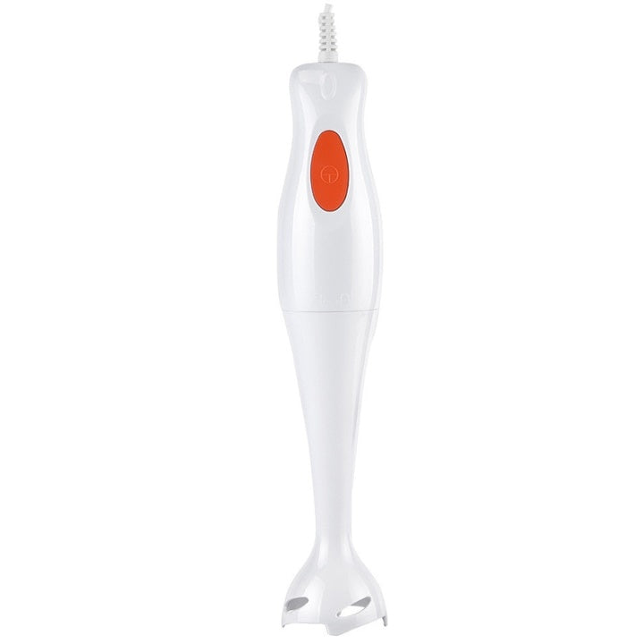 Blender vertical, de mana, putere 300W, multifunctional, din ABS si metal, dimensiuni 35 x 6.5 cm, alb