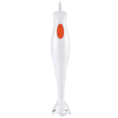 Blender vertical, de mana, putere 300W, multifunctional, din ABS si metal, dimensiuni 35 x 6.5 cm, alb