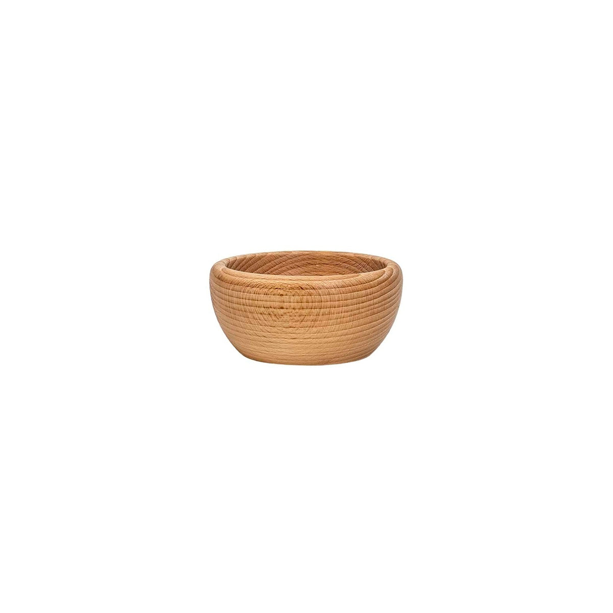 Bol rotund din lemn, diametru 10 cm, ideal pentru servire si decor