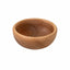 Bol rotund din lemn, diametru 14 cm, culoare maro