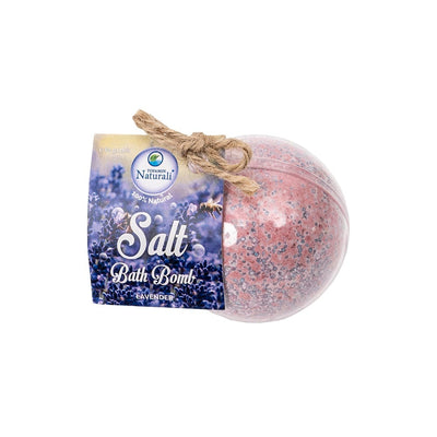 Bomba de baie cu aroma de lavanda pentru relaxare