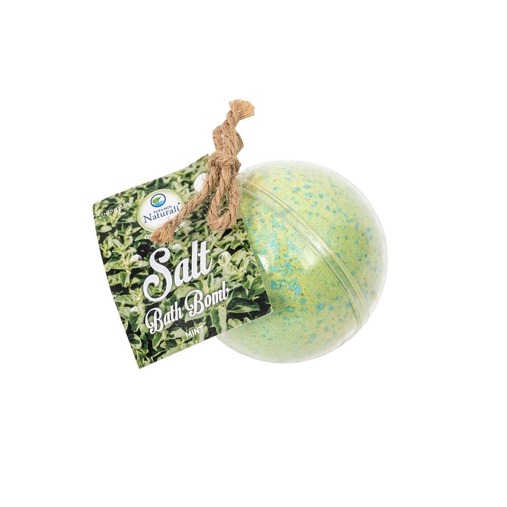 Bomba de baie cu aroma de menta pentru relaxare