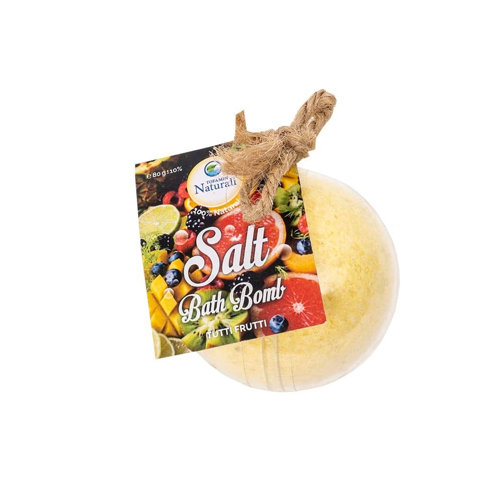 Bomba de baie cu aroma tutti frutti pentru momente relaxante