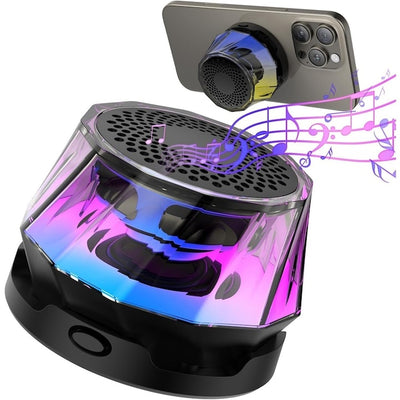 Boxa Bluetooth G200, portabila, magnetica, sunet clar, functie de speaker, negru