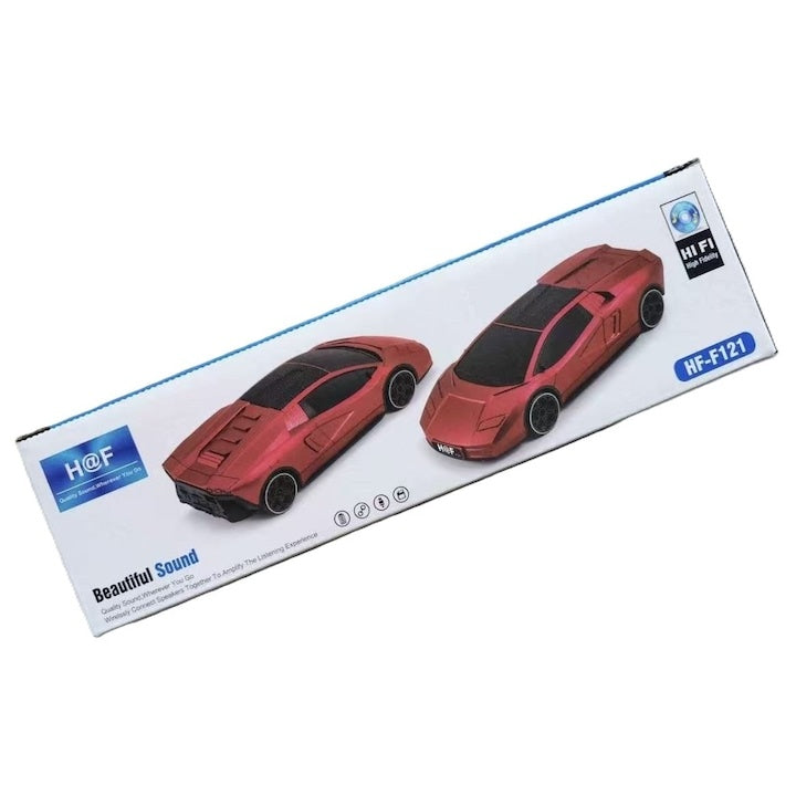 Boxa Bluetooth HF-F121, subwoofer stereo HiFi portabil wireless cu difuzor, auto sport