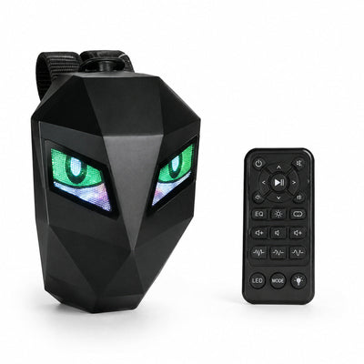 Boxă Portabilă Bluetooth RGB cu Control prin Aplicație, Negru-Verde – imagine principală