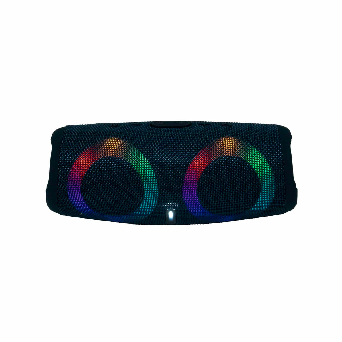 Boxa portabila cu lumini LED, 23 cm, sunet puternic si conectivitate versatila