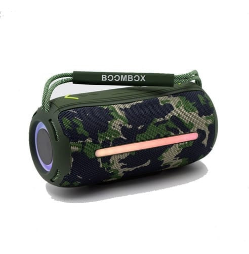 Boxa portabila cu lumini LED, PTH-360, sunet puternic si design compact