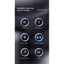 Boxa portabila cu lumini RGB, putere 10W, MP3, USB, bluetooth, TF, slot microfon, karaoke, acumulator, din plastic rezistent, cu 2 difuzoare, negru