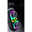 Boxa portabila cu lumini RGB, putere 10W, MP3, USB, bluetooth, TF, slot microfon, karaoke, acumulator, negru